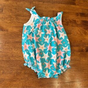 Sweethoney blue orange cream starfish bubble size 3T